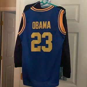 Nike Punahou HS basketball Jersey Obama